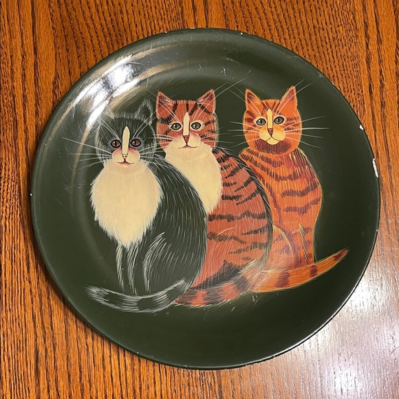Other - Cat Design Decorative Plate